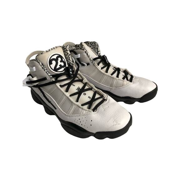 NIKE AIR JORDAN VI 6 MOTOSPORT 2020 Size US 9 MEN WHITE/BLACK - Picture 6 of 7